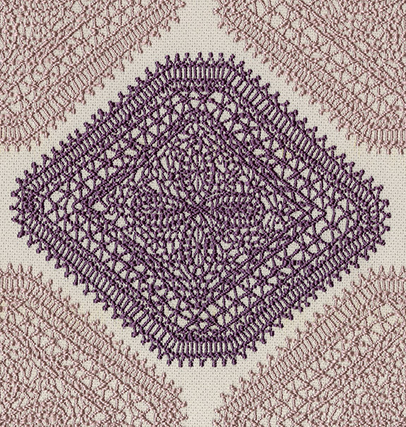 Maximum 105 Contemporary Woven Jaquard Fabric, Mauve