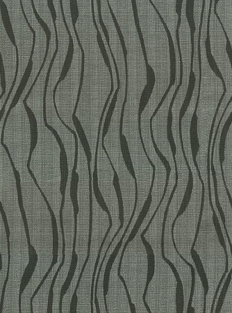 Crypton Movement 908 Woven Jacquards Fabric, Charcoal