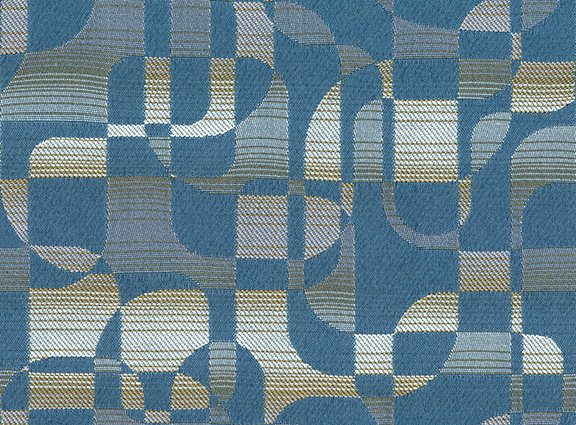 Picture of Crypton Multiplex 31 Contemporary Contract Woven Jacquard Fabric, Sky