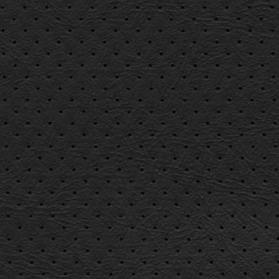 1612 Marine Grade Upholstery Vinyl with Semi Perforated Embossing Fabric, Ebony