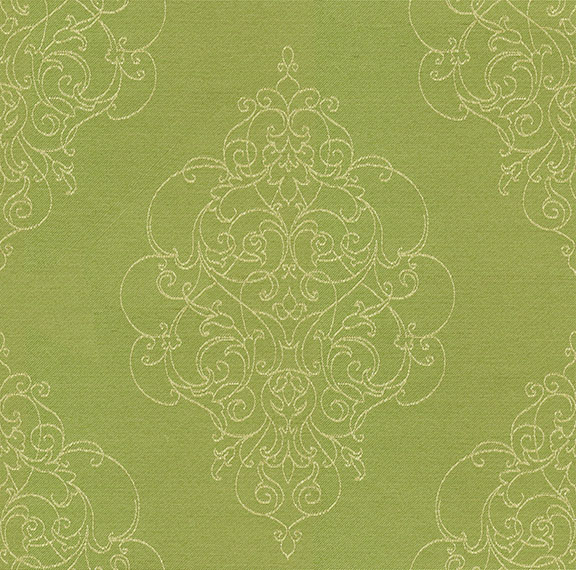 Crypton 205 Woven Jacquard Contract Rated Fabric - Sprig