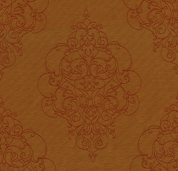 Crypton  44 Woven Jacquard Contract Rated Fabric - Pumpkin