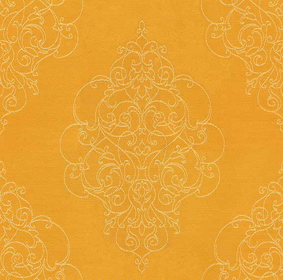Crypton  51 Woven Jacquard Contract Rated Fabric, Yellow