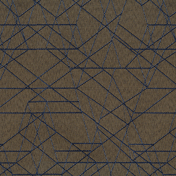 Picture of Crypton Rendition 308 Contemporary Contract Woven Jacquard Fabric&#44; Moody Blue