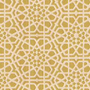 508 Two Tone Woven Jacquard Fabric - Gold