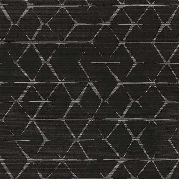Picture of Crypton Unveil 9009 Contemporary Contract Woven Jacquard Fabric, Black Tie