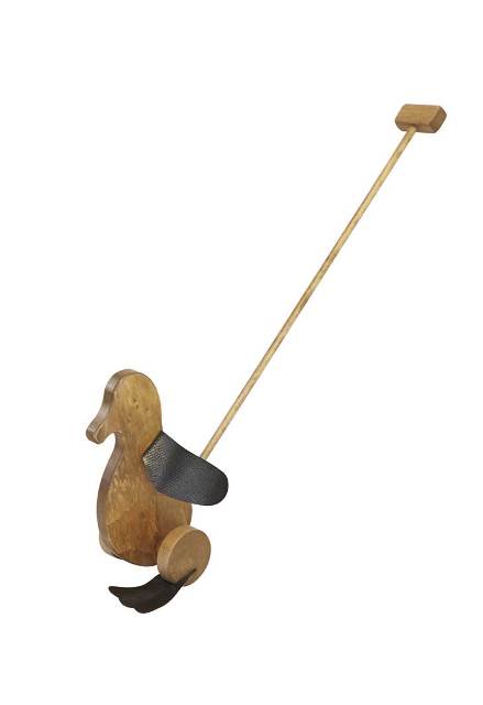 Picture of Lapps Toys & Furniture 138 H Wooden Flapper Duck Toy, Harvest