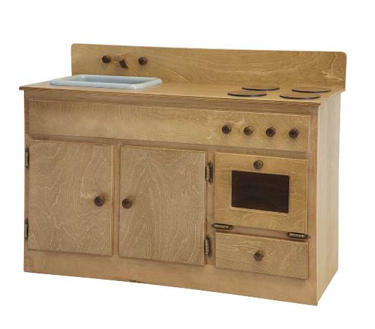 Picture of Lapps Toys & Furniture 276 H Childrens Play Wooden Sink-Stove Combination&#44; Harvest