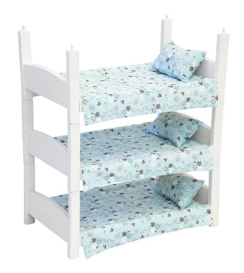 Picture of Lapps Toys & Furniture 059 W Wooden Stacking Beds&#44; White