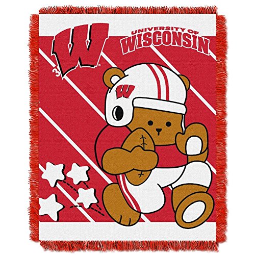 Picture of LHM NCAA Wisconsin Badgers Baby Blanket&#44; 36 x 46 in.