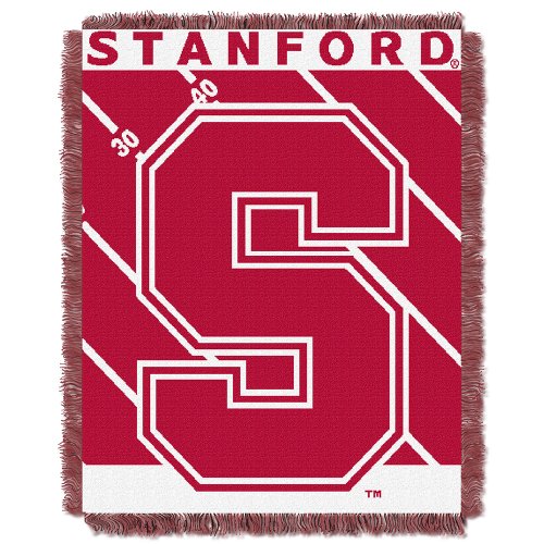 Picture of LHM NCAA Stanford Cardinal Fullback Woven Jacquard Baby Throw Blanket&#44; 36 x 46 in.