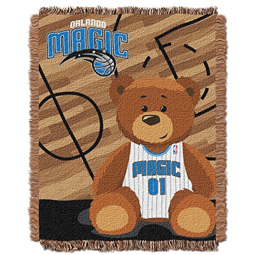 LHM NBA Orlando Magic Half Court Woven Jacquard Baby Throw Blanket, 36 x 46 in -  Luxury Home, LH330705