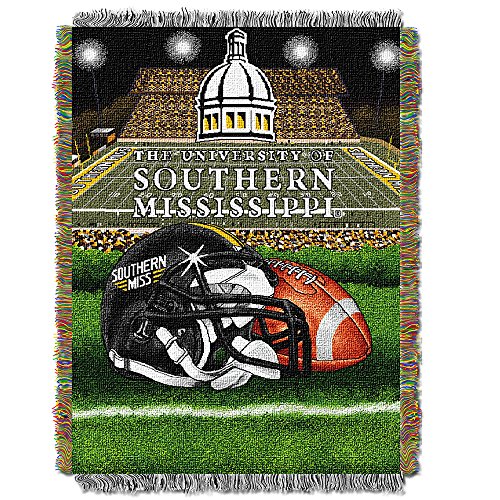 Picture of LHM COL Southern Miss Woven Tapestry Blanket