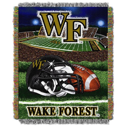 Picture of LHM COL Wake Forest Woven Tapestry Throw Blanket