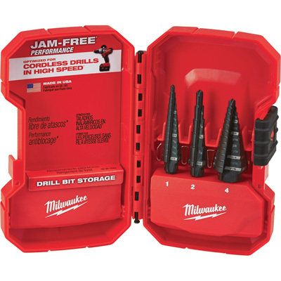 Picture of Milwaukee 43068 Step Bit Kit - 3 Piece&#44; Model No. 48-89-9221