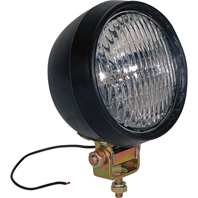 12V Halogen Utility Light - Clear - Round - 5 in. - 35 Watts - Durable Design