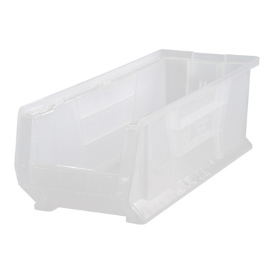Quantum Food Service QUS950CL Hulk Stack Shelf Container - 23 7/8 x 8 1/4, Clear, Case of 6