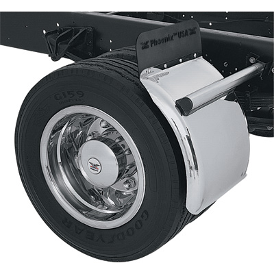 716967 Stainless Steel Quarter Fender Kit - 21 in., 2 Piece Set