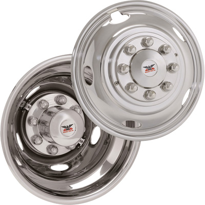 Stainless Steel Wheel Liners - 2003-Current Dodge 3500 Trucks, 17 in. Wheels - Model No. SLD1703