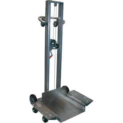 855663 Aluminum Low-Profile Lite Load Lift with Winch - 20 x 20 in., Model No. ALLPW-500-4SFL