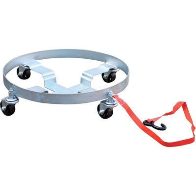 856209 Multipurpose Quad Dolly - Cast Iron Casters, Model No. DRUM-QUAD-C