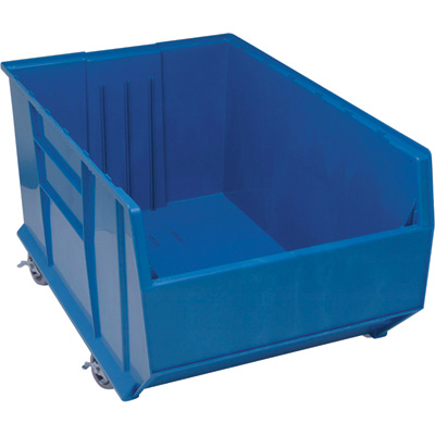 28647 Rack Bin - Blue, 41. 875 x 23. 875 x 17.25 in. with 4 Casters - Model No. QRB256MOBBL