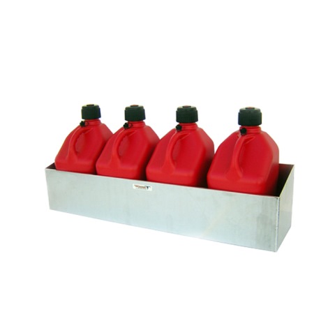 Fuel Jug Rack Quad, Silver