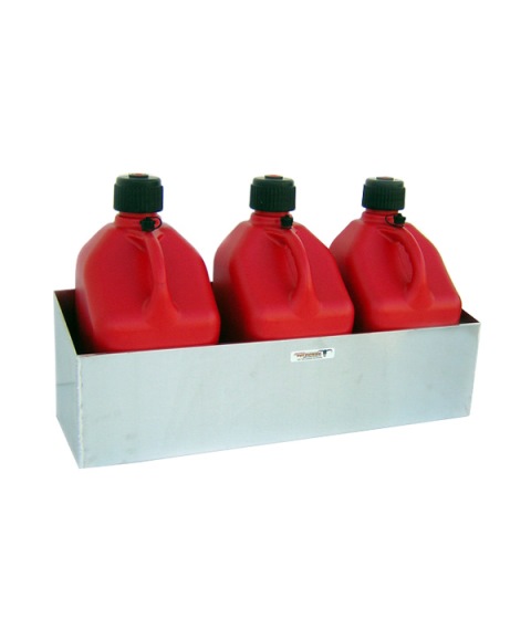 Fuel Jug Rack Triple, Silver