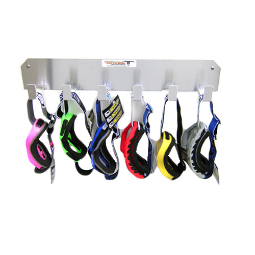 6 Mount Goggle Rack, Silver