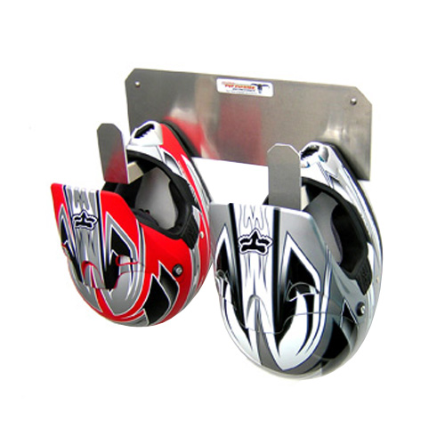 Double Helmet Hook, Silver