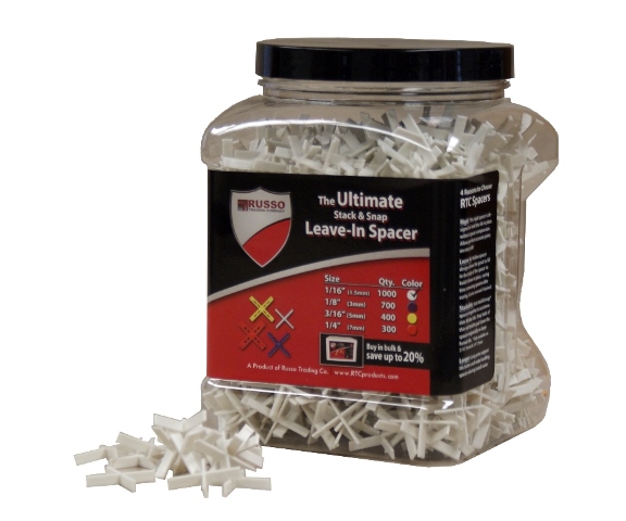 Picture of RTC Products SPC116JAR 1000 Piece 0.06 in. Ultimate X Leave in Tile Spacer