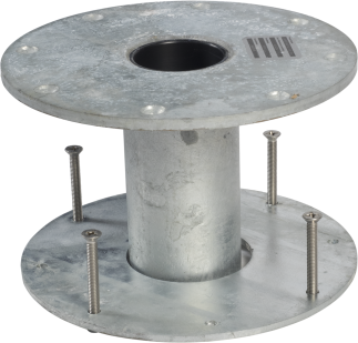 JP-003-3 Jackpod Base Flush Floor Mount