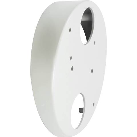 Tilted Wall Mount for Outdoor Hemispheric Cameras