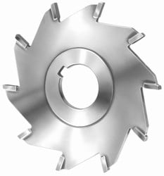 60006 3 in. dia. x 0.13 in. x 1 in. Arbor Hole, Carbide Tipped Straight Tooth Slitting Saw for Non Ferrous, 12 Teeth -  Super Tool