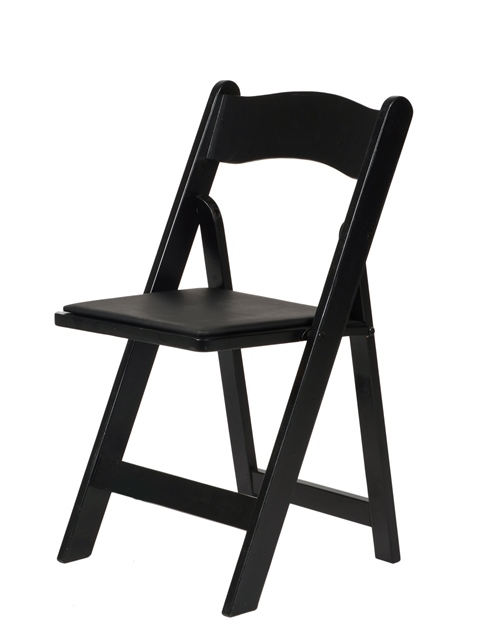 Picture of American Classic A-101-BK Wood Folding Chair  Black