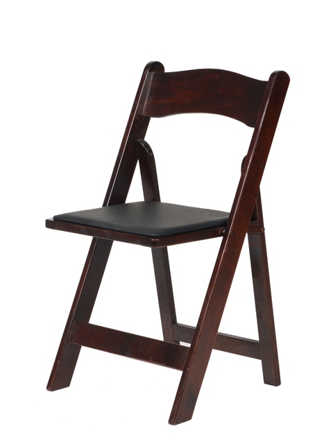 Picture of American Classic A-101-RM Wood Folding Chair  Mahogany Red