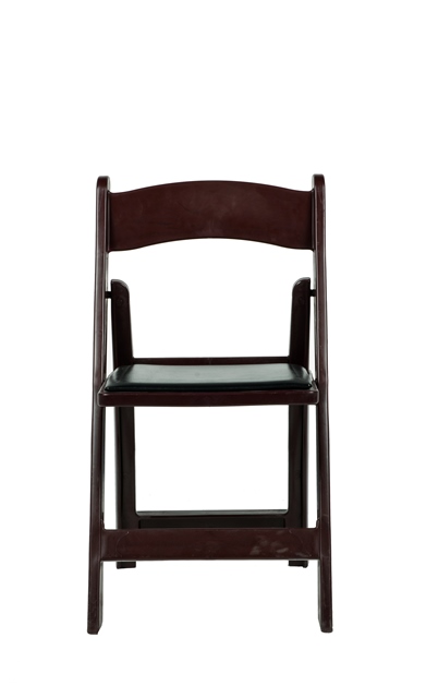 Picture of Max R101-RESIN-RED MAHOGANY Resin Folding Chair  Mahogany Red - 1000 lbs