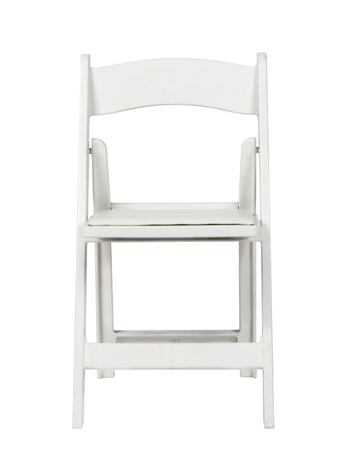 Picture of Max R101-RESIN-WHITE Resin Folding Chair  White - 1000 lbs