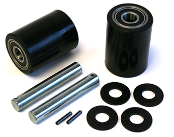 Picture of Clark GWK-CGH23-25-LW CGH23 - 25 Load Wheel Kit for Manual Pallet Jack - Black