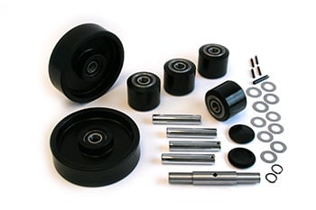 Picture of American Lifts GWK-LM25-CK Little Mule Complete Wheel Kit for Manual Pallet Jack - Black
