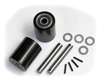 Picture of Crown GWK-PTH50-LW PTH50, Newer PTH50 Load Wheel Kit for Manual Pallet Jack - Black