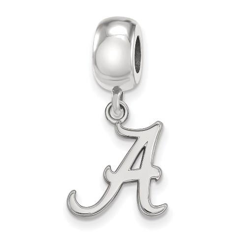 SS036UAL Sterling Silver University of Alabama Small Dangle Bead Charm -  LogoArt