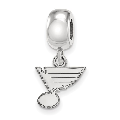 Picture of LogoArt SS018BLE Sterling Silver NHL St. Louis Blues Extra Small Dangle Bead Charm