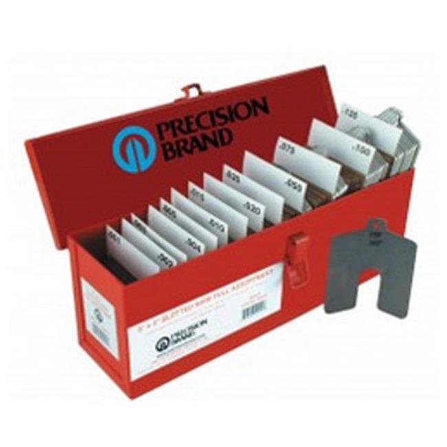 Precision Brand 42950 Stainless Steel Slotted Shim Mini Assortment - Size B -...