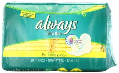Picture of Always 84983490 Ultra Thin Regular Pads with Flexi Wings&#44; 36 count