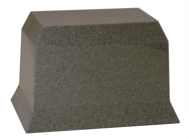 Cultured Granite Cremation Harvard Adult Urn, Gray