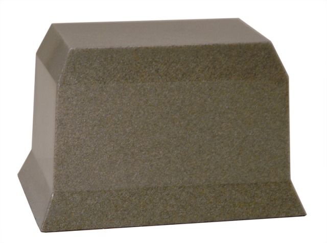 Cultured Granite Cremation Harvard Adult Urn, Riverstone