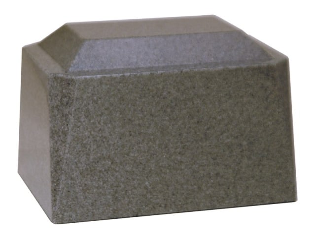Cultured Granite Cremation Alta Adult Urn, Gray