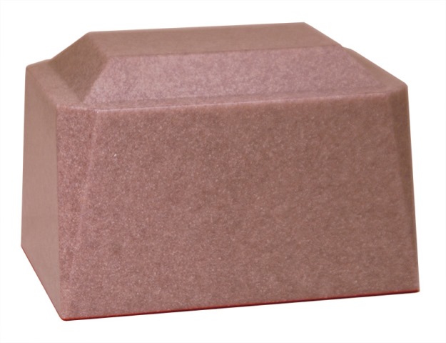 Cultured Granite Cremation Alta Adult Urn, Heather Plum