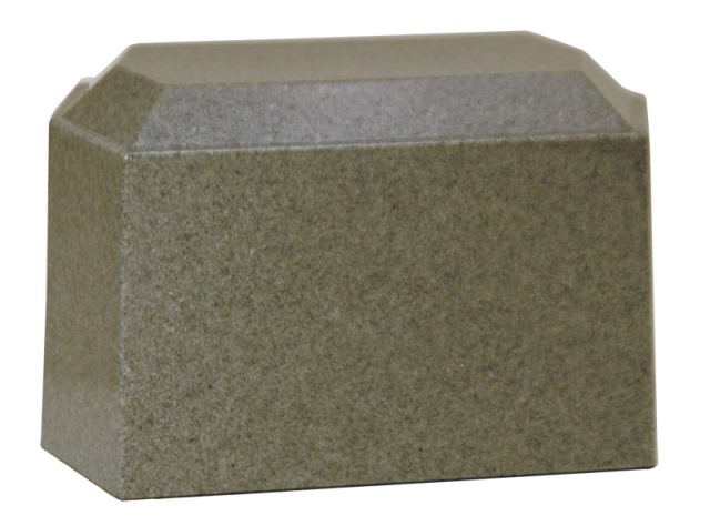 Cultured Granite Cremation Oracle Adult Urn, Gray
